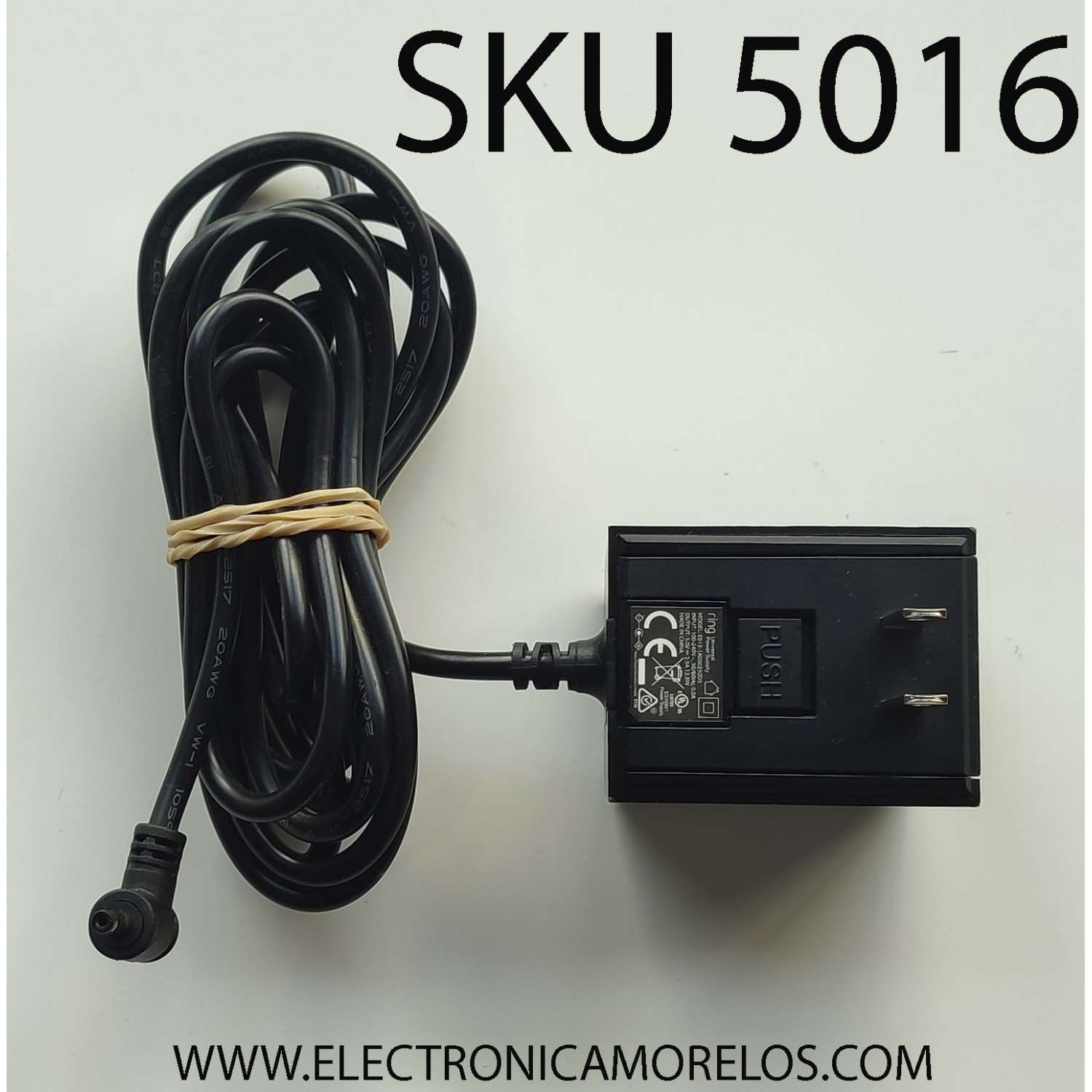 ADAPTADOR AC RING E013-1A050250D5 5.0V - 2.5A	